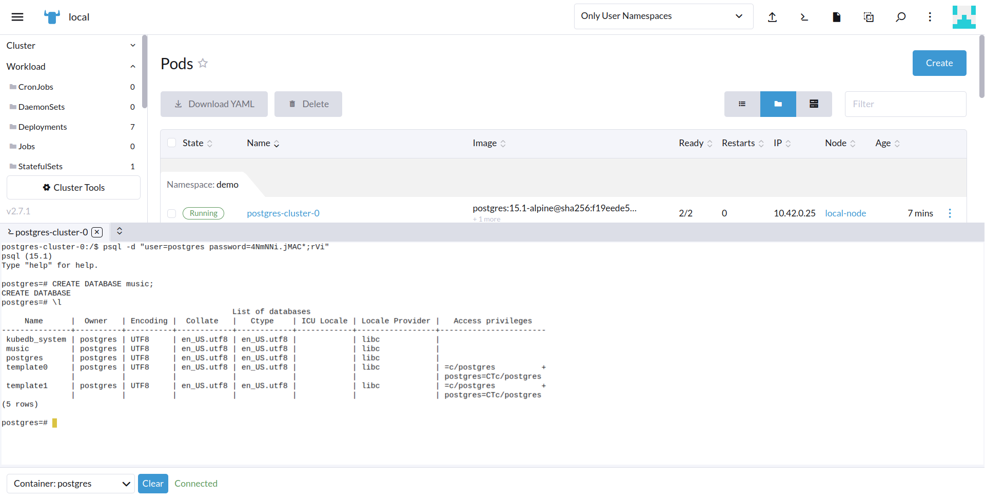create music database